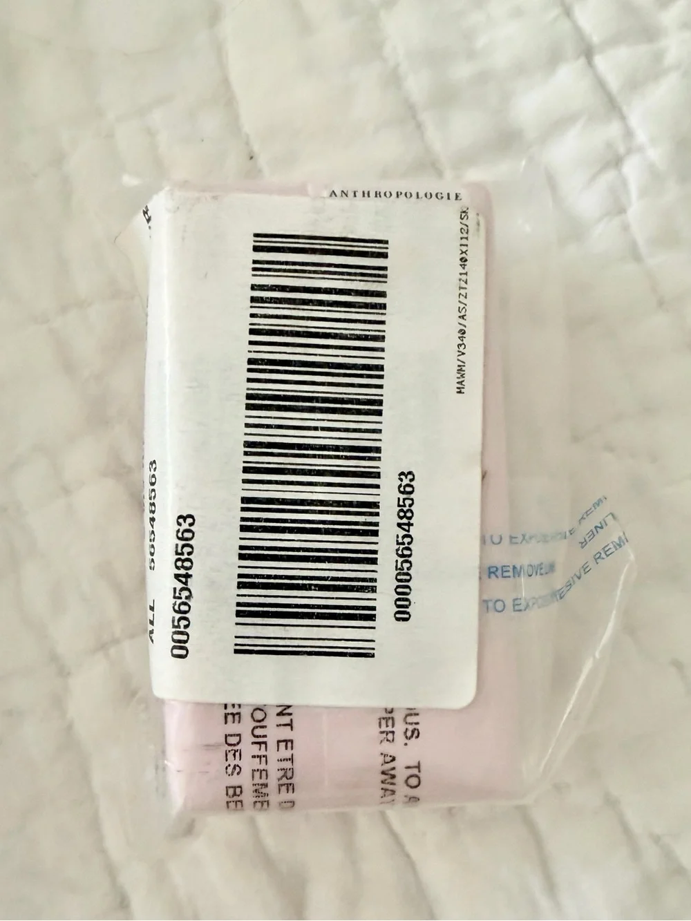 Anthropologie new packaging